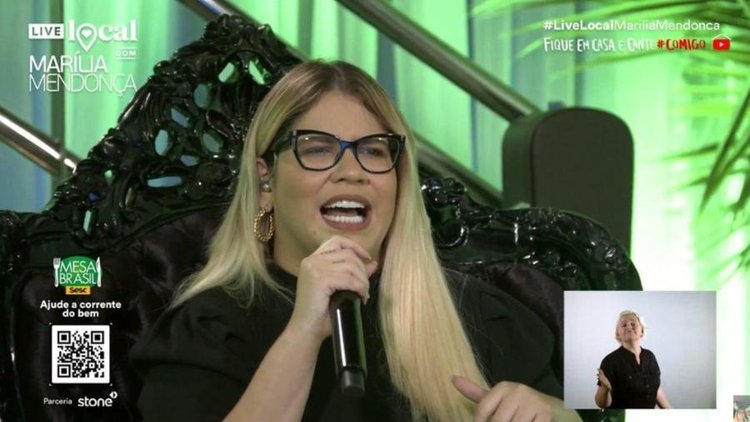 Live de Marília Mendonça bate recorde de expectadores.