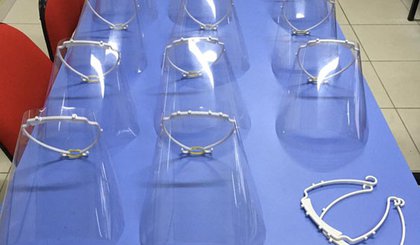 Máscaras estão sendo fabricadas por estudantes e professores do IFPI. (Foto: Propi/IFPI)