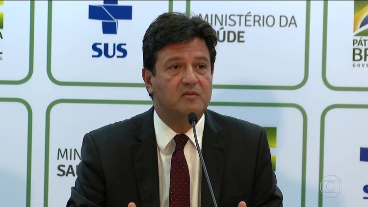 Ministro da Saúde, Luiz Henrique Mandetta.