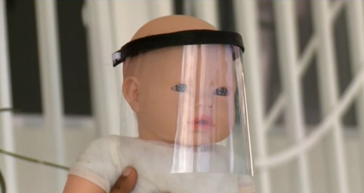 Professor da Universidade Federal do Piauí (UFPI), em Floriano, desenvolveu modelo de ‘face shield’ para bebês