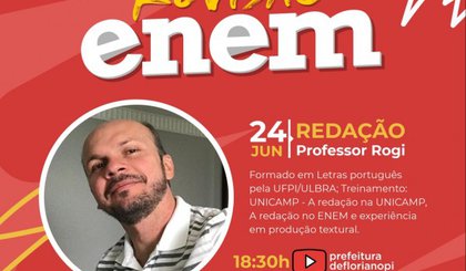 Revisão online (Foto: Prefeitura de Floriano/Divulgação)