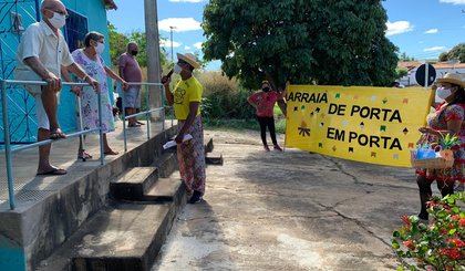 'Arraiá de Porta em Porta' foi realizado pela Prefeitura de Oeiras. (Foto: Prefeitura de Oeiras/Divulgação)