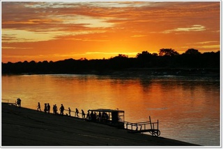 Foto nº 3 do pôr-do-so no Cais do Porto. Floriano, Piauí.
