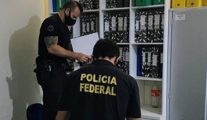 Operação é realizada no Piauí para investigar fraude na compra de testes de Covid-19. (Foto: Divulgação/Polícia Federal)