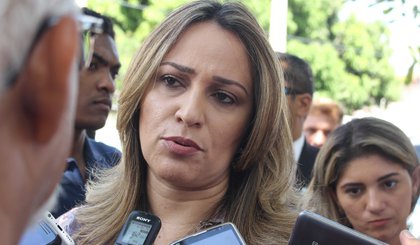 Rejane Dias, deputada federal e primeira-dama do Piauí. (Foto: Fernando Brito/G1)