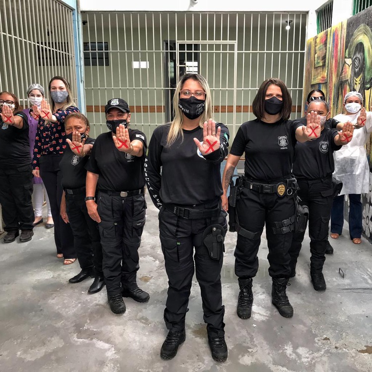 Campanha Sinal Vermelho é aderida pela Sejus.
