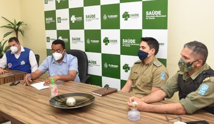 Não usar máscara irá gerar multa para cidadãos. (Foto: Prefeitura de Floriano/Divulgação)