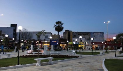 Praça Félix Pacheco, em Picos (Foto: Prefeitura de Picos)