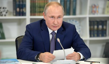 Vladimir Putin, presidente da Rússia. (Foto: Reprodução/Twitter/KremlinRussia_) Vladimir Putin, presidente da Rússia. (Foto: Reprodução/Twitter/KremlinRussia_)