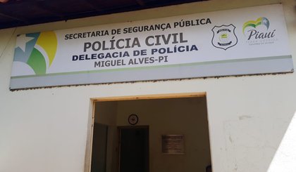 Delegacia de Polícia Civil de Miguel Alves (Foto: Polícia Civil/Divulgação)