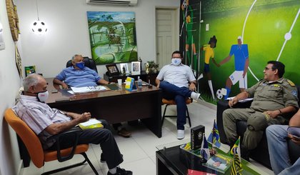 Reunião FFP (Foto: Federação de Futebol do Piauí)