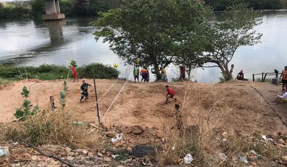 Torneio de futvôlei foi realizado em Floriano neste domingo. (Foto: Reprodução Piauí Notícias)