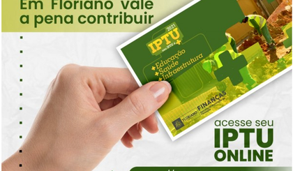 IPTU (Foto: Prefeitura de Floriano)