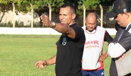 Anderson Kamar, Treino do Corisabbá (Foto: Eliel Assunção/Nova TV Floriano)