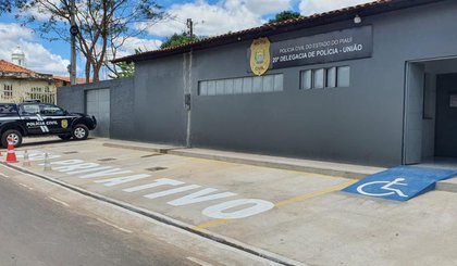 Departamento de Polícia da cidade de União (Foto: Reprodução)