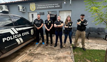 Polícia prende homem que usava rituais religiosos para agredir esposa e filhos na cidade de Altos. (Foto: PC-PI)