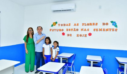 Prefeitura de Floriano entrega a Escola Municipal Dom Edilberto reformada e ampliada. (Foto: Secom)