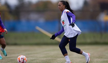 Adriana, atacante da Seleção Feminina. (Foto: Leandro Lopes/CBF)