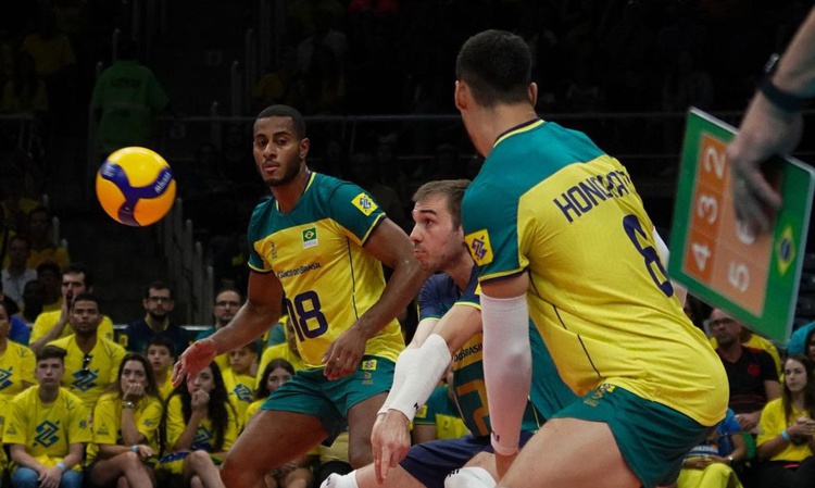 Brasil vence Itália no vôlei e está na Olimpíada de Paris.