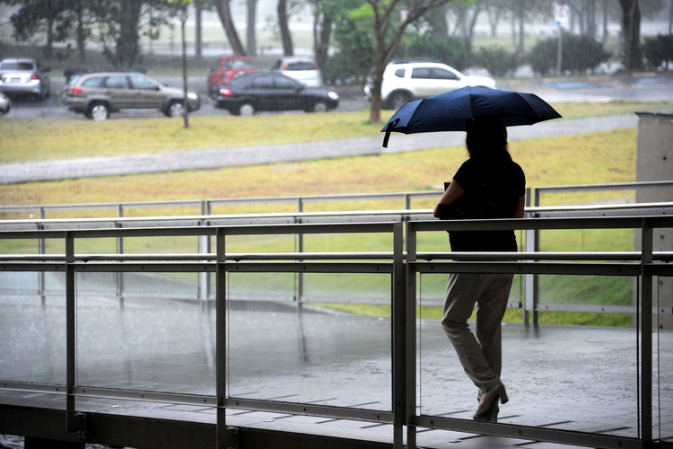 chuva guarda-chuva frio