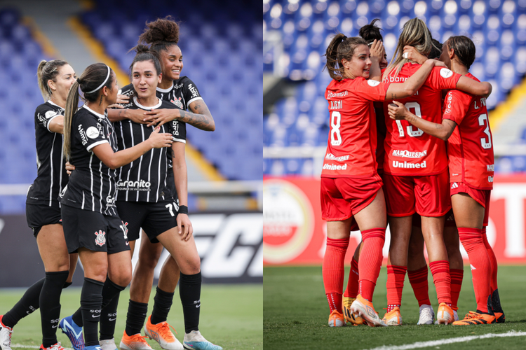 Corinthians e Internacional se enfrentam nesta quarta-feira.