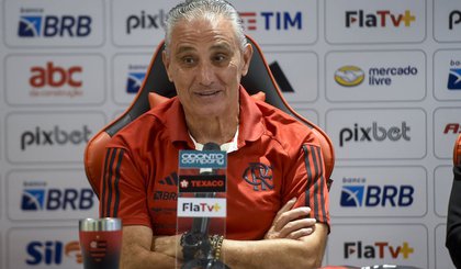 Tite é apresentado oficialmente como técnico do Flamengo. (Foto: Marcelo Cortes/Flamengo)