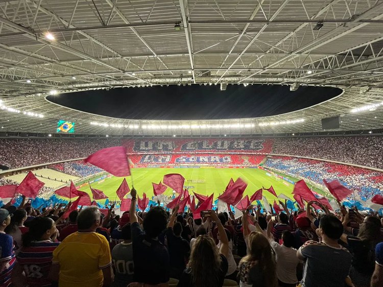 Torcida do Fortaleza deu mais um show no Castelão