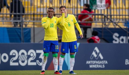 Brasil vence México e está na final do Pan contra o Chile. (Foto: Lesley Ribeiro/CBF)