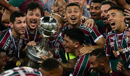 Fluminense conquistou a Libertadores pela primeira vez. (Foto: Divulgação/Conmebol)
