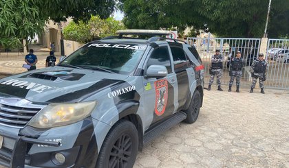 O primeiro dia do Enem ocorreu dentro do esperado pelas forças de segurança do estado. (Foto: Divulgação/PM-PI)