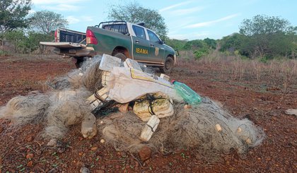 Operação Piracema: equipes ambientais realizam primeiras fiscalizações para evitar pesca irregular no Piauí. (Foto: Divulgação/PM-PI)