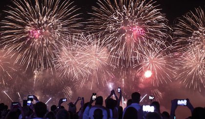 fogos de artifício réveillon (Foto: Gabriel Monteiro/SECOM) fogos de artifício réveillon (Foto: Gabriel Monteiro/SECOM)