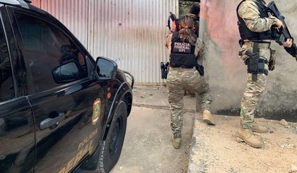 Operação Transloading cumpre 89 mandados judiciais, com bloqueio de valores na ordem de R$ 200 milhões de grupo criminoso.. (Foto: Divulgação/PF)