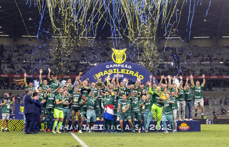 Palmeiras é campeão do Brasileirão Assaí 2023.