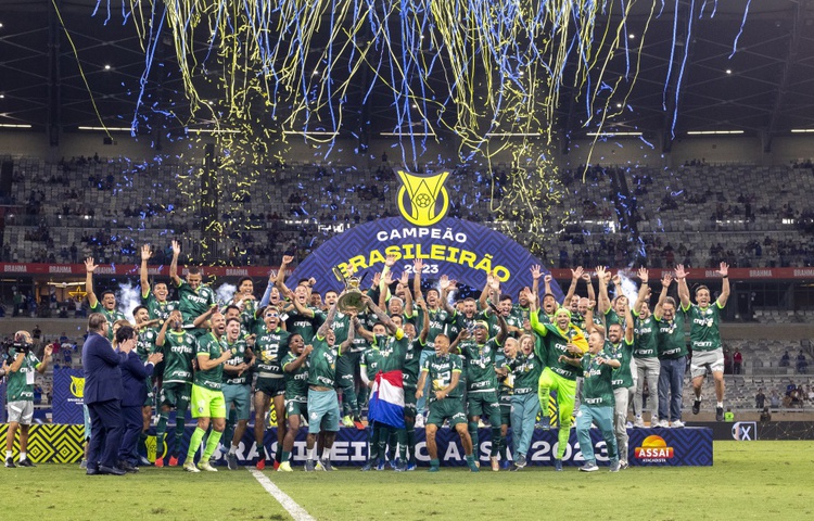 Palmeiras é campeão do Brasileirão Assaí 2023.