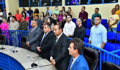 Aberto na Câmara Municipal de Floriano o Ano Legislativo 2023. (Foto: Ascom/ Prefeitura de Floriano)