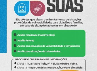 Floriano: Assistência Social realiza cadastro para Benefícios Eventuais. (Foto: Secom)