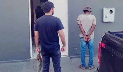 Polícia Civil prende homem acusado de matar a própria mãe. (Foto: PC-PI)