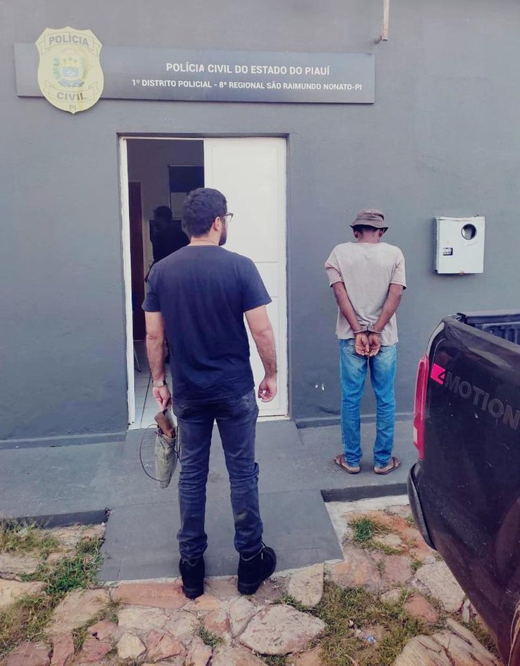 Polícia Civil prende homem acusado de matar a própria mãe.