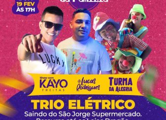 Prefeitura de Floriano promoverá Carnaval da Família. (Foto: Divulgação)