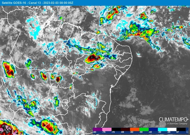 Previsão do tempo alerta para temporais em todo Piauí.
