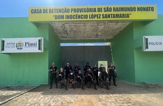 Sejus reforça segurança das unidades penais no Estado no período de carnaval.