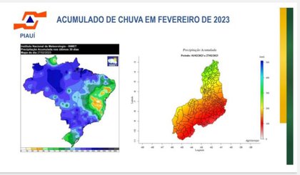 Acumulado de chuvas (Foto: Reprodução)