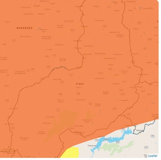 Chuvas intensas devem atingir todos os municípios do Piauí; alerta Inmet.