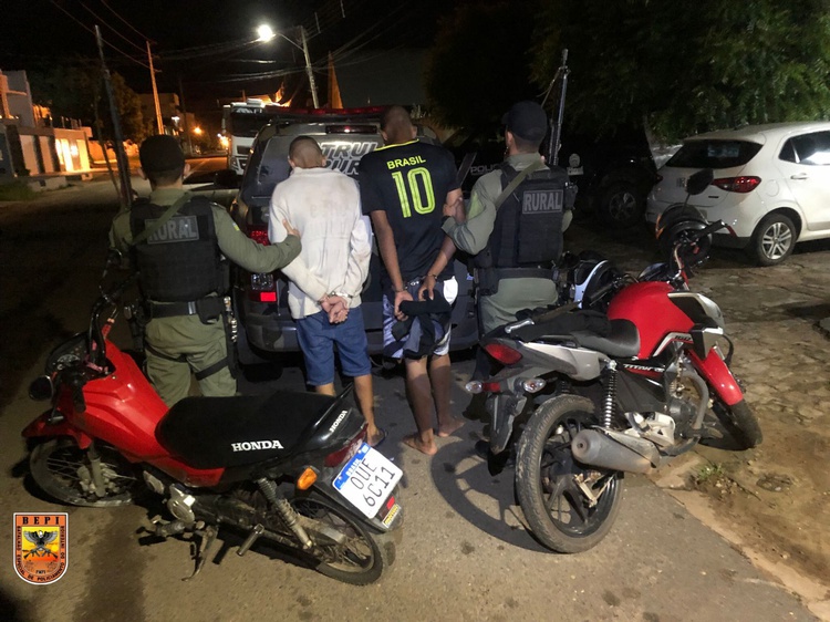 Dupla suspeita de praticar roubos na zona rural de Picos é presa.