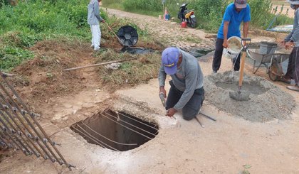Floriano: tapa-buracos chega a mais 8 bairros e recupera trechos em 18 ruas e avenidas. (Foto: Secom)
