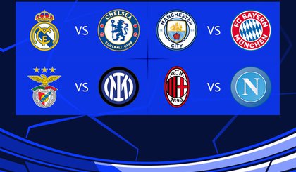 Liga dos Campeões: definidos os confrontos das quartas e o chaveamento. (Foto: Divulgação/UEFA)