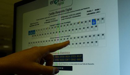 Presidente do Inep anuncia cancelamento do Enem Digital. (Foto: Marcelo Camargo / Agência Brasil)