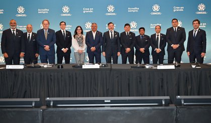 Presidente Ednaldo Rodrigues participa de evento da Conmebol em Ruanda. (Foto: Harold Cunningham/FIFA)