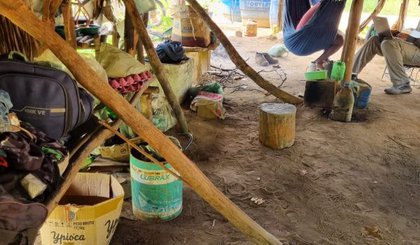 Trabalhadores são resgatados no interior do Piauí. (Foto: Divulgação)